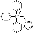 2-噻吩基甲基三苯基鏻氯化物分子结构 (CAS 3462-99-5)