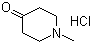 1-Methyl-4-piperidinol hydrochloride molecular structure (CAS 34737-83-2)