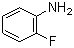 2-氟苯胺分子结构 (CAS 348-54-9)