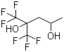 1,1,1-三氟-2-三氟甲基-2,4-戊二醇分子结构 (CAS 34844-48-9)