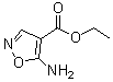 Ethyl 5-amino-4-isoxazolecarboxylate molecular structure (CAS 34859-64-8)