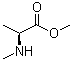 N-甲基-L-丙氨酸甲酯分子结构 (CAS 35023-55-3)