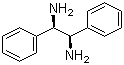 (1R,2R)-1,2-二苯基乙二胺分子结构 (CAS 35132-20-8)