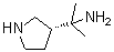 (3R)-alpha,alpha-Dimethyl-3-pyrrolidinemethanamine molecular structure (CAS 351362-84-0)