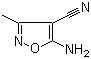 5-氨基-3-甲基-4-异恶唑甲腈分子结构 (CAS 35261-01-9)