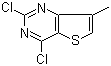 2,4-二氯-7-甲基噻吩并[3,2-d]嘧啶分子结构 (CAS 35265-83-9)