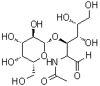 beta-D-半乳糖基-(1→3)-N-乙酰基-D-半乳糖胺分子结构 (CAS 3554-90-3)