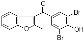 Benzbromarone molecular structure (CAS 3562-84-3)