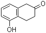 5-羟基-3,4-二氢-1H-2-萘酮分子结构 (CAS 35697-10-0)