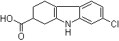 7-氯-2,3,4,9-四氢-1H-咔唑-2-羧酸分子结构 (CAS 35853-75-9)