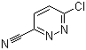 6-Chloro-3-pyridazinecarbonitrile molecular structure (CAS 35857-89-7)