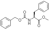 N-(苄氧羰基)-L-苯丙氨酸甲酯分子结构 (CAS 35909-92-3)