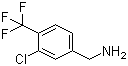 3-Chloro-4-(trifluoromethyl)benzylamine molecular structure (CAS 361393-93-3)