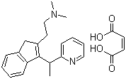 马来酸二甲茚定分子结构 (CAS 3614-69-5)