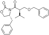 (4R)-3-[(2S)-3-Methyl-1-oxo-2-[(phenylmethoxy)methyl]butyl]-4-(phenylmethyl)-2-oxazolidinone molecular structure (CAS 365541-74-8)