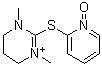 3,4,5,6-Tetrahydro-1,3-dimethyl-2-[(1-oxido-2-pyridinyl)thio]pyrimidinium molecular structure (CAS 366821-61-6)