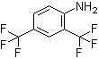 2,4-二(三氟甲基)苯胺分子结构 (CAS 367-71-5)