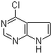4-氯吡咯并嘧啶分子结构 (CAS 3680-69-1)
