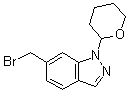 6-(溴甲基)-1-(四氢-2H-吡喃-2-基)-1H-吲唑分子结构 (CAS 368426-64-6)