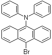 9-溴-10-(N,N-二苯基氨基)蒽分子结构 (CAS 368868-94-4)