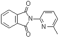 2-(6-甲基-2-吡啶基)-1H-异吲哚-1,3-(2H)-二酮分子结构 (CAS 36932-61-3)
