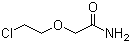 2-(2-氯乙氧基)乙酰胺分子结构 (CAS 36961-64-5)