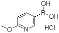 2-Methoxy-5-pyridineboronic acid hydrochloride molecular structure (CAS 370864-57-6)
