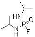 Di(isopropylamido)phosphoryl fluoride molecular structure (CAS 371-86-8)