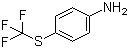 对三氟甲硫基苯胺分子结构 (CAS 372-16-7)
