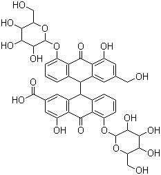 番泻苷 D分子结构 (CAS 37271-17-3)