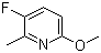 2-甲氧基-5-氟-6-甲基吡啶分子结构 (CAS 375368-86-8)