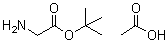 甘氨酸叔丁酯乙酸盐分子结构 (CAS 38024-18-9)