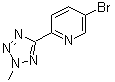 5-Bromo-2-(2-methyl-2H-tetrazol-5-yl)pyridine molecular structure (CAS 380380-64-3)