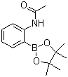 2-乙酰胺基苯硼酸频哪醇酯分子结构 (CAS 380430-61-5)