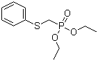 Diethyl phenylthiomethanephosphonate molecular structure (CAS 38066-16-9)