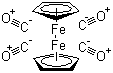 四羰基双(环戊二烯基)二铁分子结构 (CAS 38117-54-3)