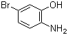 2-氨基-5-溴苯酚分子结构 (CAS 38191-34-3)