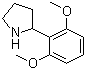 2-(2,6-Dimethoxyphenyl)pyrrolidine molecular structure (CAS 383127-42-2)