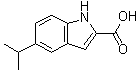 5-Isopropyl-2-indolecarboxylic acid molecular structure (CAS 383132-39-6)