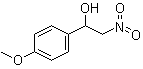2-硝基-1-(4-甲氧基苯基)乙醇分子结构 (CAS 38316-05-1)