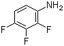 2,3,4-三氟苯胺分子结构 (CAS 3862-73-5)