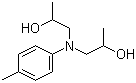 1,1'-[(4-甲基苯基)亚氨基]二-2-丙醇分子结构 (CAS 38668-48-3)