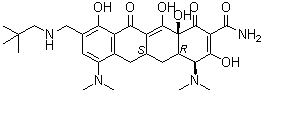 Omadacycline分子结构 (CAS 389139-89-3)