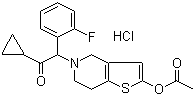 普拉格雷盐酸盐分子结构 (CAS 389574-19-0)