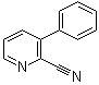 3-Phenyl-2-pyridinecarbonitrile molecular structure (CAS 39065-43-5)