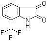 7-(Trifluoromethyl)indoline-2,3-dione molecular structure (CAS 391-12-8)