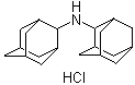 N-Tricyclo[3.3.1.1(3,7)]dec-2-yl-tricyclo[3.3.1.1(3,7)]decan-2-amine hydrochloride molecular structure (CAS 39234-41-8)