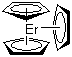 三(环戊二烯)铒分子结构 (CAS 39330-74-0)