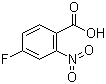 4-Fluoro-2-nitrobenzoic acid molecular structure (CAS 394-01-4)