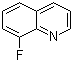 8-氟喹啉分子结构 (CAS 394-68-3)